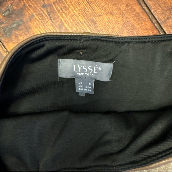LYSSE Faux Leather Leggings size small - Picture 2 of 6